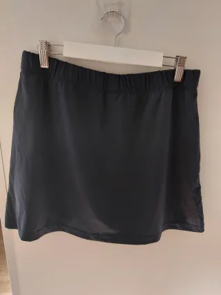 Falda-pantalón deportiva negra