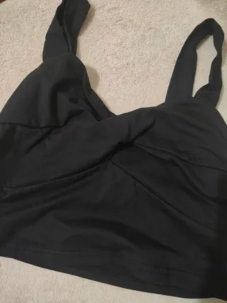 SHEIN - Top Negro Mujer