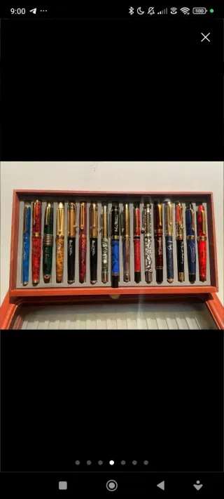 Astuccio per penne stilografiche in legno