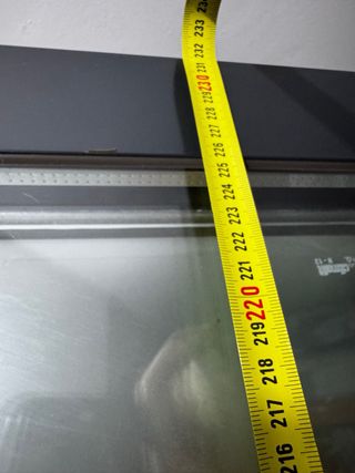 Puertas correderas aluminio con cristal 230x80