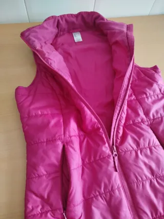 Chaleco plumas de mujer