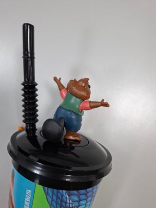 Zootrópolis 2 Vaso 50ml + Paja Disney Cine excl