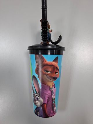Zootrópolis 2 Vaso 50ml + Paja Disney Cine excl