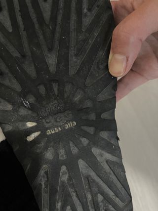 Botas UGG Negras Tejidas con Botones