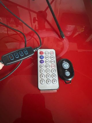 Aro de luz LED con trípode y mando