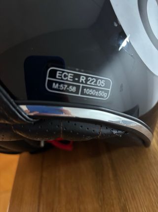 Casco Jet Retro Negro