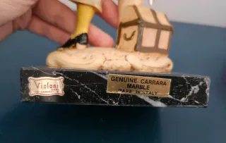 Statuetta vintage Fontanini in marmo di Carrara