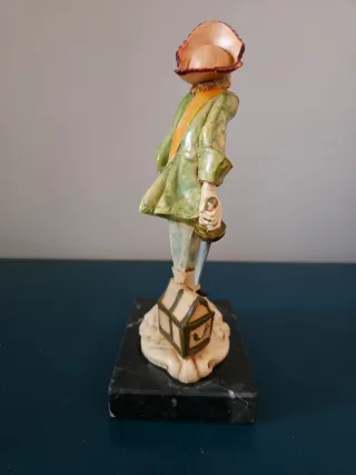 Statuetta vintage Fontanini in marmo di Carrara