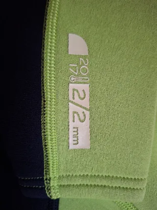 Neopreno Tribord Verde y Negro