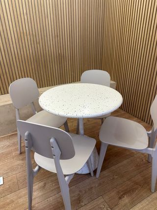 Tavolo rotondo da bar caffè Terrazo 70 cm