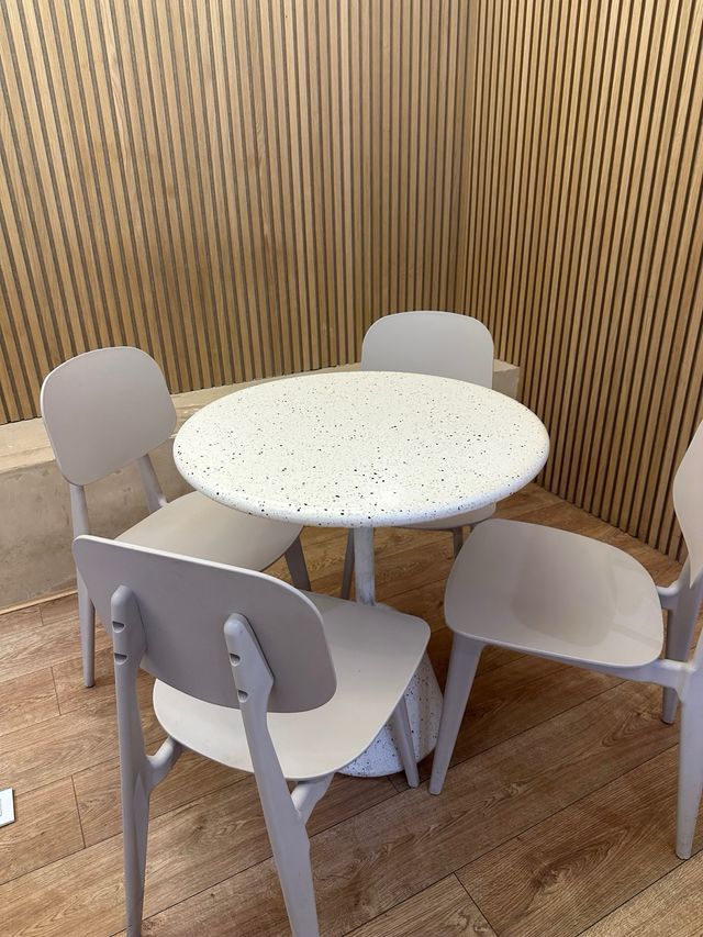 Mesa redonda bar cafe Terrazo 70 cm