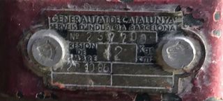 Compresor y calderín de pintura