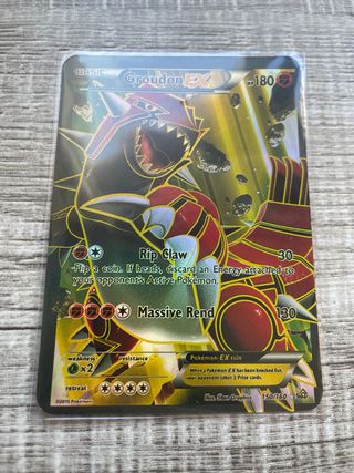 Carta Pokémon Groudon EX 150/160