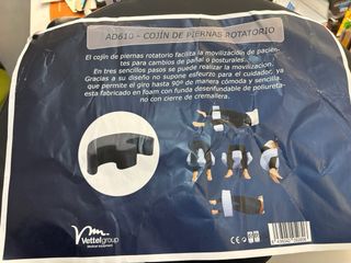 Cojín de piernas rotatorio, nunca usado.