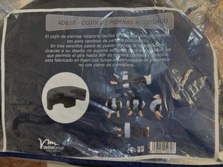 Cojín de piernas rotatorio, nunca usado.