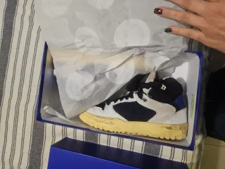 Zapatillas P448 Azul Hechas en Italia