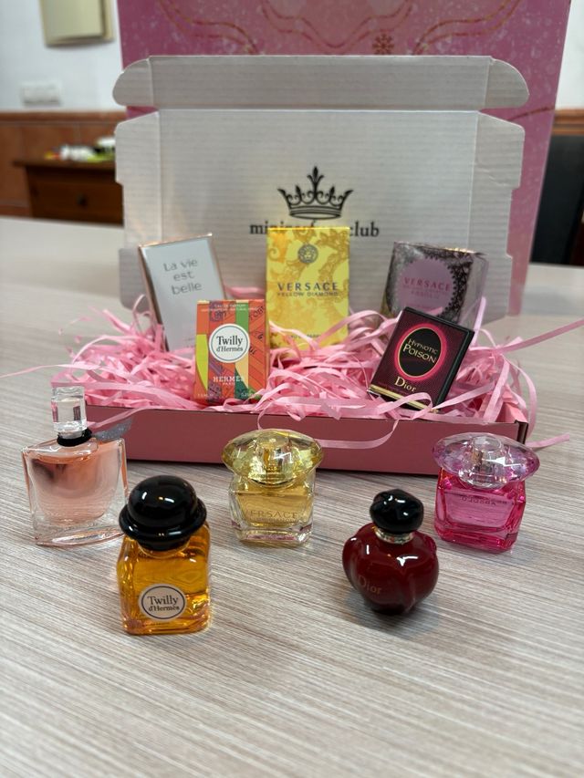 5Miniaturas Perfumes Dior, Hermès, Versace, Lancôm