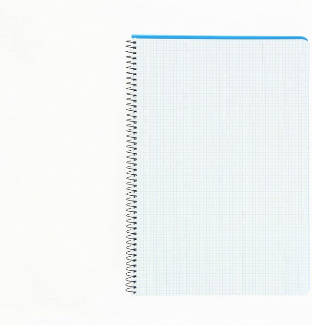5 Caderno ENRI A5 quadriculado 4x4 80f Cores