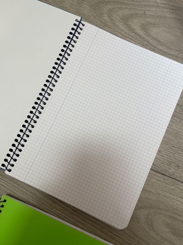 5 Caderno ENRI A5 quadriculado 4x4 80f Cores