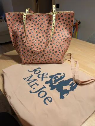 Bolso Jo & Mr. Joe Rosa Estampado