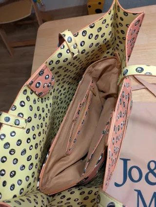 Bolso Jo & Mr. Joe Rosa Estampado