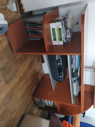 Escritorio de oficina madera y metal