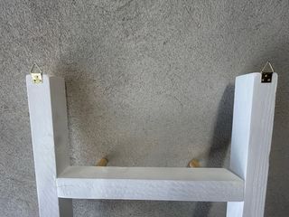 Scaletta in legno da bagno porta asciugamani