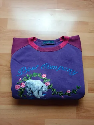 Felpa Vintage Best Company Originale Taglia 8