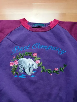 Felpa Vintage Best Company Originale Taglia 8