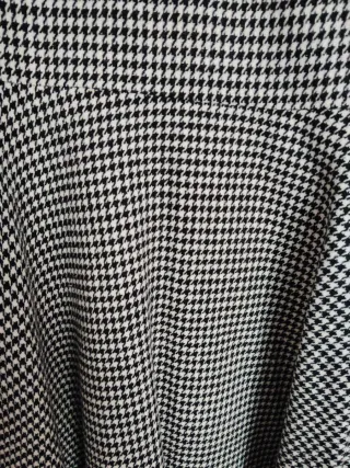 Vestido estampado pata de gallo