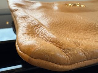 Bolso Bima&Lola Piel Marrón Dorado