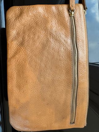 Bolso Bima&Lola Piel Marrón Dorado