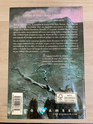 Canción de hielo y fuego: Juego de tronos (Giga...