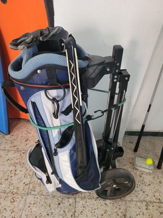 Bolsa de Palos de Golf con Carrito