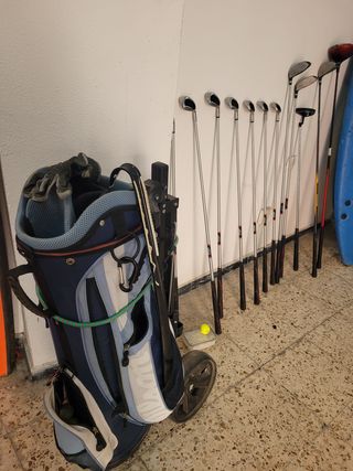 Bolsa de Palos de Golf con Carrito