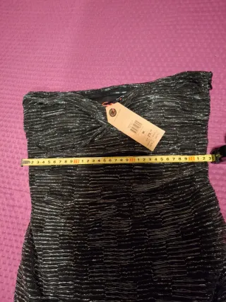 Abito Mini nero e argentato