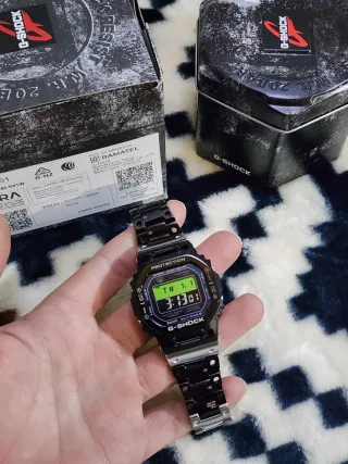 Reloj G-Shock casio gmwB5000 acero y titanio