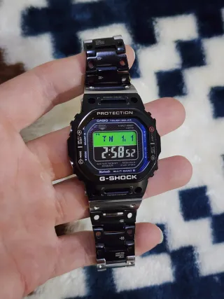 Reloj G-Shock casio gmwB5000 acero y titanio