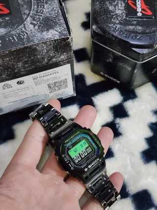 Reloj G-Shock casio gmwB5000 acero y titanio