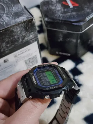 Reloj G-Shock casio gmwB5000 acero y titanio