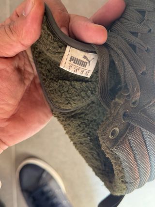 Zapatillas Puma altas verde militar