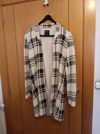 Parka de entretiempo a cuadros