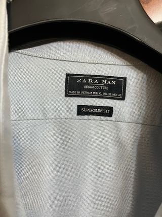 Camicia Zara Uomo Slim Fit Taglia XL