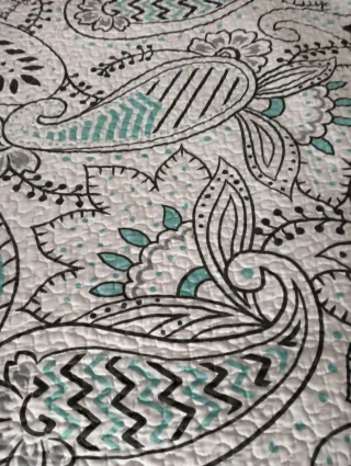 Colcha para cama reversible