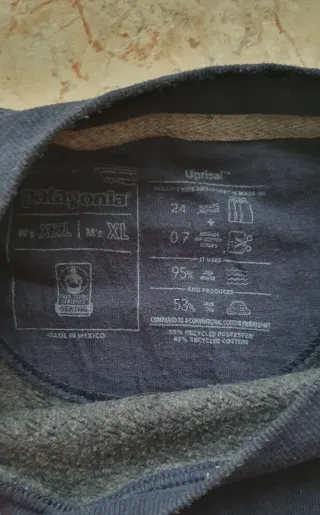 Maglietta Patagonia Blu Marina