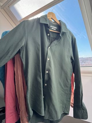 Lote 5 Camisas Zara,Massimo Dutti, p&b, estivanell