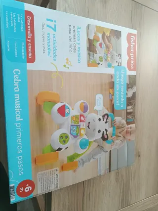 Andador correpasillos Cebra Musical Fisher-Price