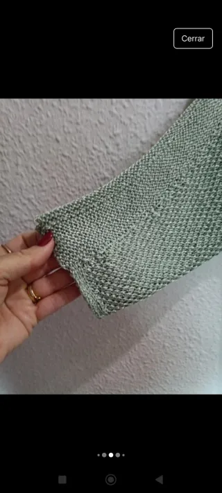 Jersey verde manga 3/4 talla única