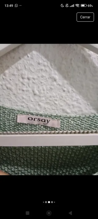 Jersey verde manga 3/4 talla única