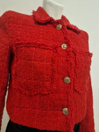 Chaqueta Roja Tweed